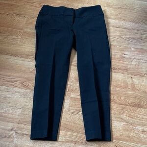 Black Straight Leg Dress Pants ankle